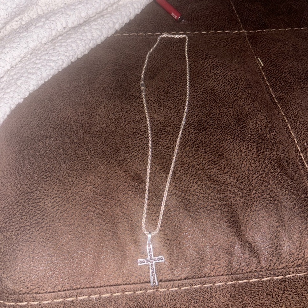 Real sterling silver chain italy925